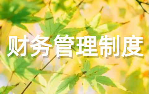 企业财务管理制度范本 公司财务规章制度大全