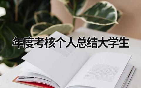 年度考核个人总结大学生 个人年度报告范文(11篇）