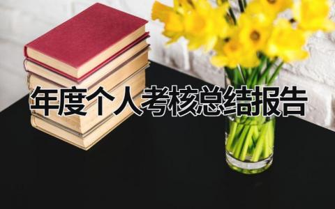 2023年度个人考核总结报告范文大全(13篇）