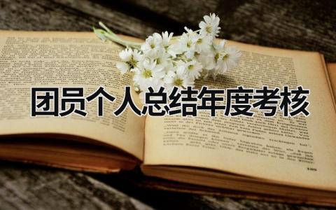 团员个人总结年度考核(3篇）范文