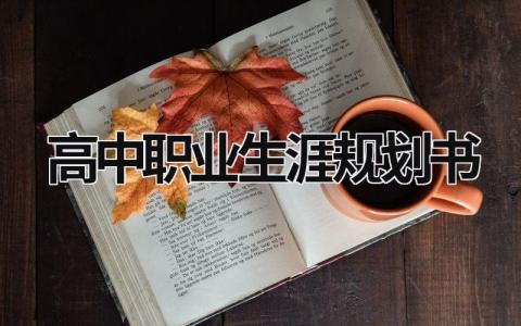 2023高中职业生涯规划书(3篇）