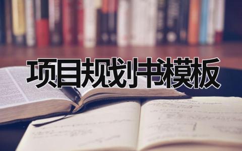 项目规划书模板范文大全 项目规划书模板(14篇）