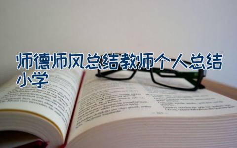 师德师风总结教师个人总结小学